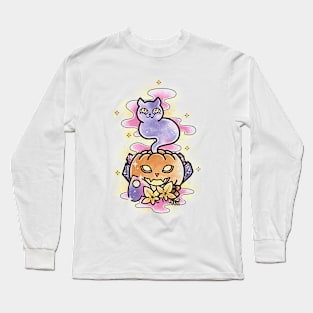 Spooky cat Long Sleeve T-Shirt